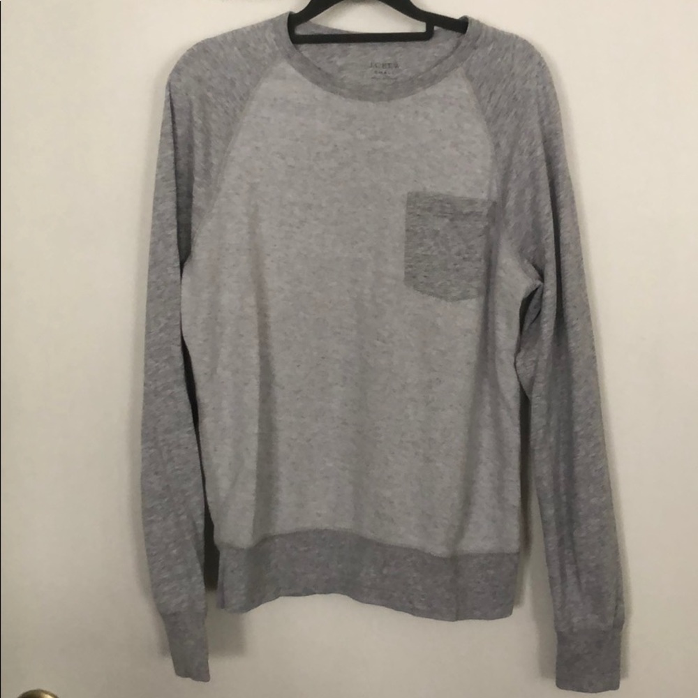 J. Crew Gray Long Sleeve Sweater